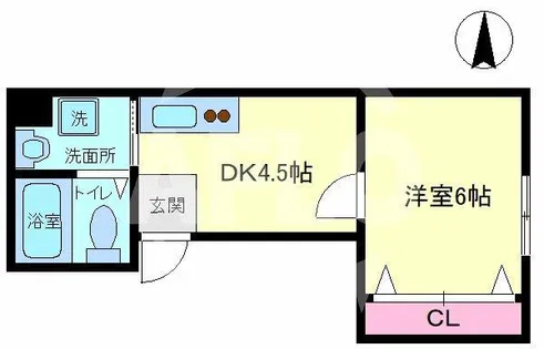アネックス北梅田【5階】の間取り