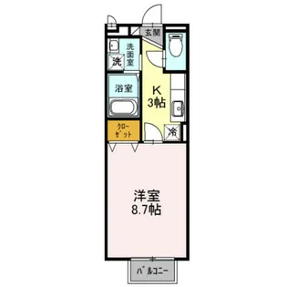 アップヒルリナ【2階】の間取り