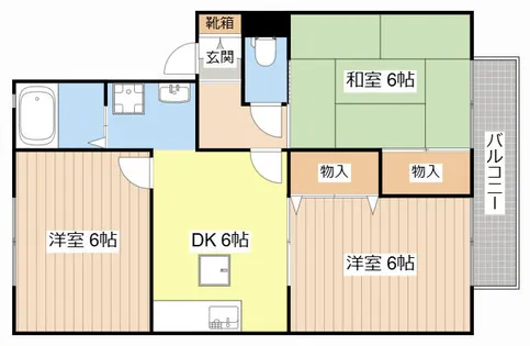 ミレニアーム【1階】の間取り