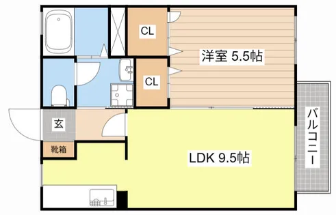 メゾンガーデン I【0102号室】の間取り