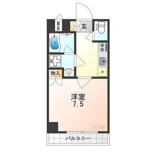 ベラジオ雅び京都西京極【6階】の間取り