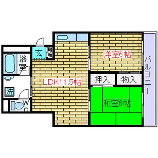 Yuuハイツ【302号室】の間取り