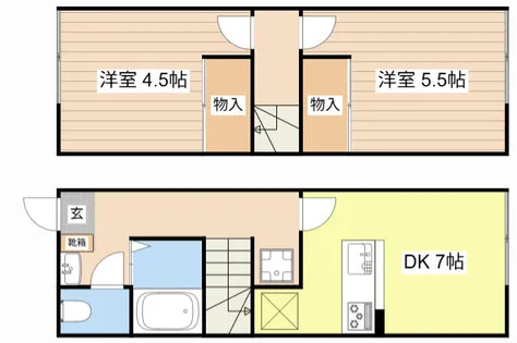 ルミナリエ【1階】の間取り