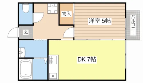 FFコーポ【202号室】の間取り