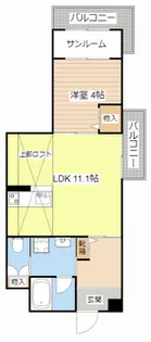 Gran lago【301号室】の間取り