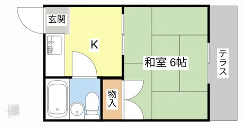 パルティール【C号室】の間取り