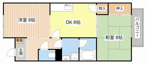 メゾン若松【101号室】の間取り