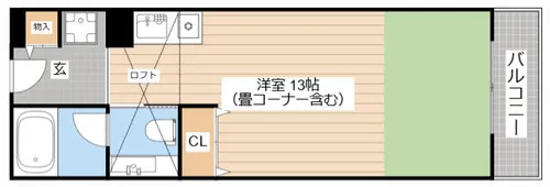 バックス大津雄琴レイクヒルズ【3階】の間取り