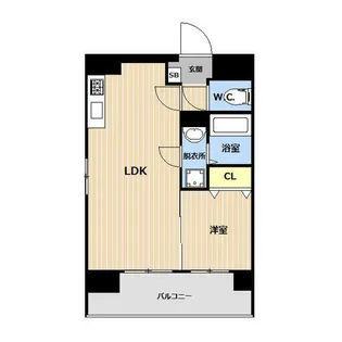LIBTH千代【2階】の間取り