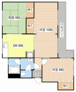 小泉ファインハイツ【1階】の間取り
