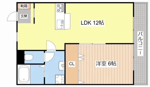 ハイツ・ユウリ【3階】の間取り