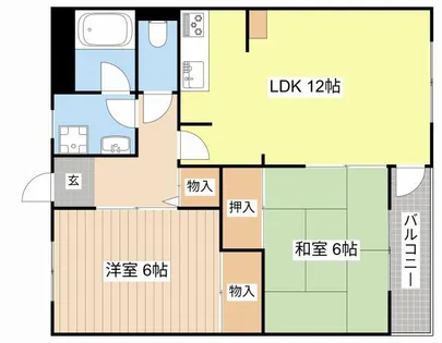 サンブルグⅡ【103号室】の間取り