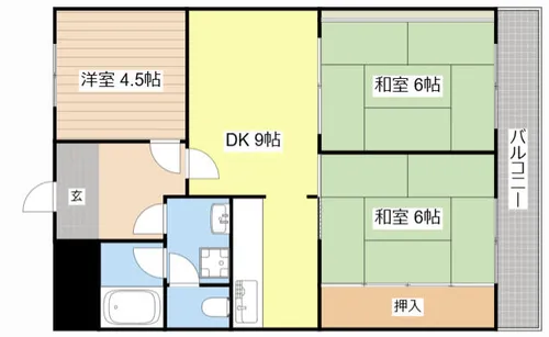 センチュリーマンション【601号室】の間取り