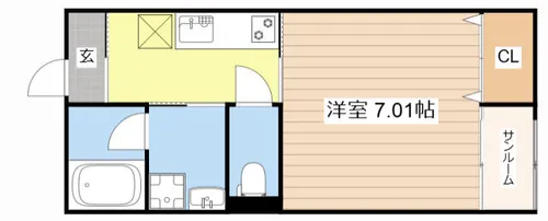 レジーナ【203号室】の間取り