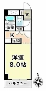 愛知県名古屋市瑞穂区堀田通8丁目【マンション】の間取り