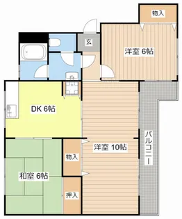 小泉ファインハイツ【3階】の間取り