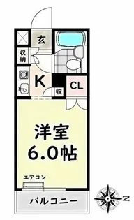 愛知県名古屋市瑞穂区河岸町3丁目【マンション】の間取り
