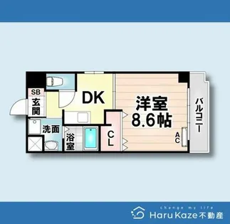 愛知県名古屋市瑞穂区萩山町3丁目【マンション】の間取り
