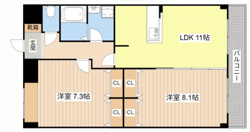 シルクロード【2階】の間取り