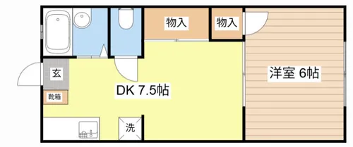 フジハイツ【106号室】の間取り