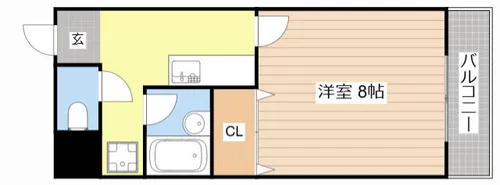 aceⅡ【109号室】の間取り