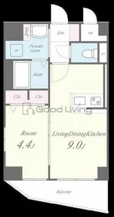 リシェ薬院【5階】の間取り