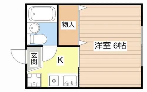 ロータス本町【103号室】の間取り