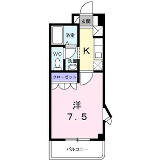 M.ブロッサム【1階】の間取り