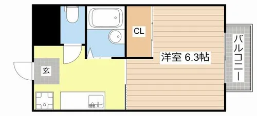 アトム7-ARK【312号室】の間取り