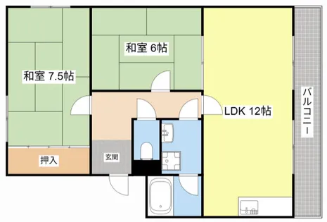 メゾンドスワイニー【101号室】の間取り