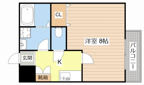 メゾン ド ジュネスⅡ【2階】の間取り