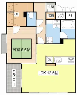 Chouette【101号室】の間取り