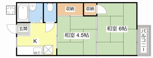 プラザエイト【1階】の間取り