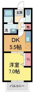 メゾン高松V A棟【2階】の間取り