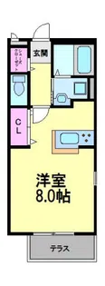 メゾン二翠(にすい)【A102号室】の間取り