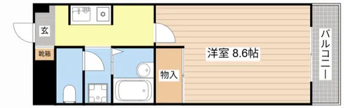 御園ハイツⅠ【309号室】の間取り
