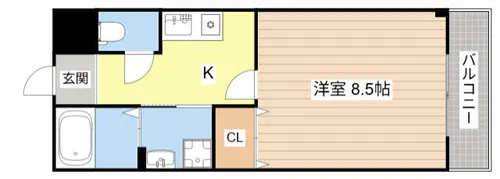 ART-H【202号室】の間取り