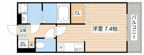 エクセル田中 E【102号室】の間取り
