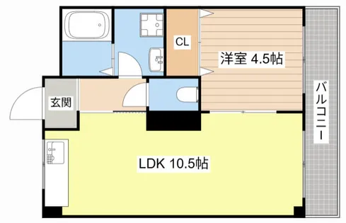 メゾン皇子が丘【402号室】の間取り