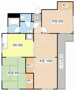 小泉ファインハイツ【2階】の間取り