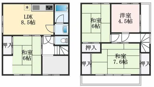 大阪府高石市綾園7丁目【一戸建】の外観