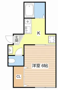 メゾンシャトーⅡ【101号室】の間取り