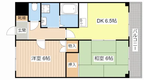 ベルウッド【401号室】の間取り