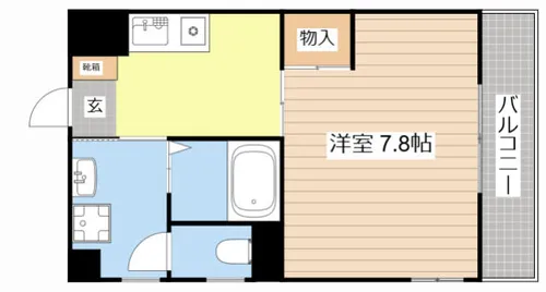 ABCヴィラ【4-C号室】の間取り