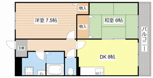 グランピスタ【305号室】の間取り