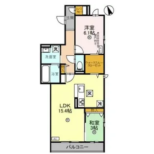 兵庫県西宮市上甲子園4丁目【マンション】の間取り