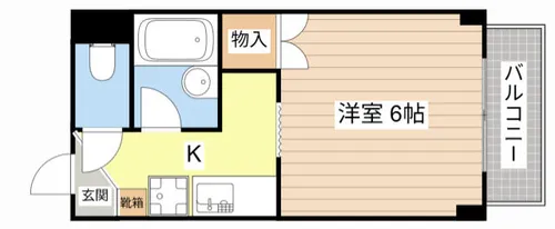 サープラス参番館【106号室】の間取り