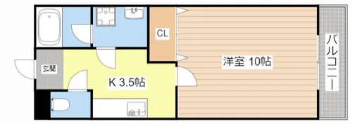 メゾン・ド・ソレイユ【1階】の間取り