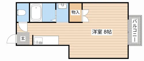 佃コーポⅠ【202号室】の間取り
