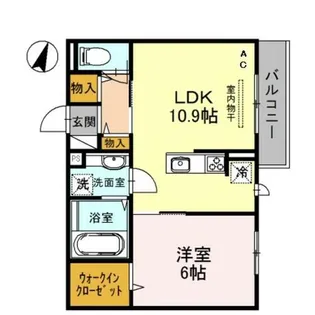 兵庫県神戸市東灘区森南町3丁目【アパート】の間取り